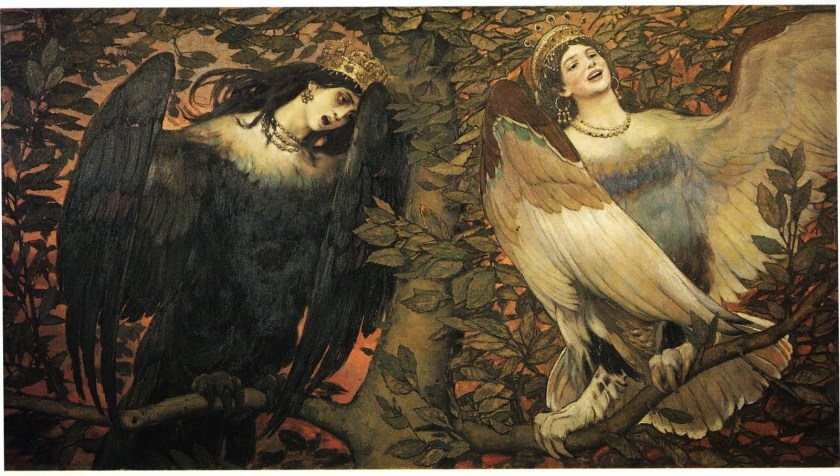 Viktor Mikhailovich Vasnetsov The Birds of Joy and Sorrow