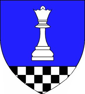blason avec dame (avec damier) 05-1