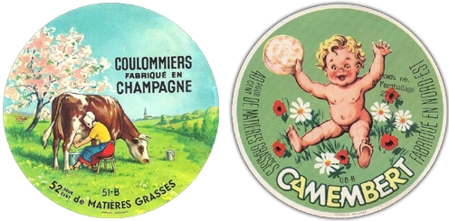 etiquettes fromage laitière_bébé