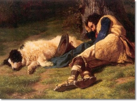 filippo-palizzia-italian-painter-sleeping-shepherd-and-his-dog