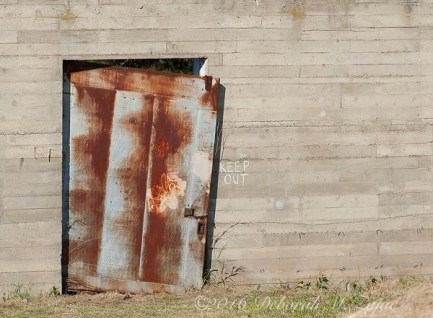 Rusty and Sagging Door Bayside Cannery Alviso