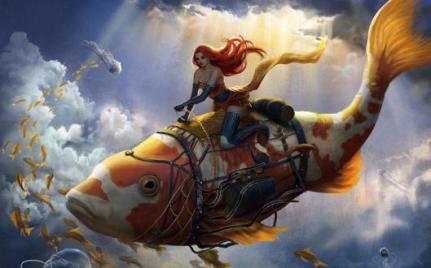 koi_rider_art_fish_woman_girl_digital_cg_hd-wallpaper-1682072